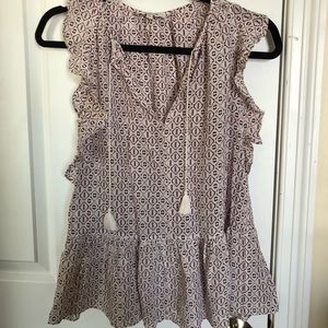 Madewell tank blouse